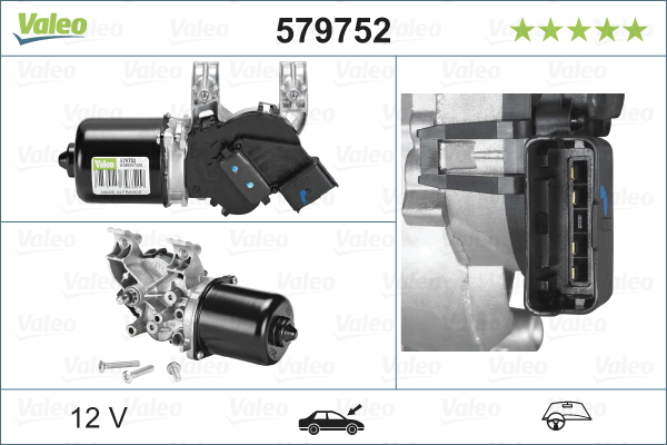 VALEO Ablaktörlö motor 579752_VALEO